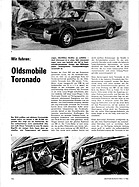 Fahrbericht Oldsmobile Tornado - MR 6/1966 - Seite 196