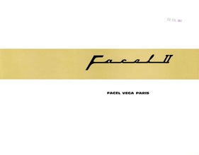 Favel-Vega II - Verkaufsprospekt (1963) Favel-Vega II - Verkaufsprospekt (1963)