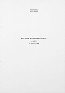 Ferrari Studio CR 25 Pininfarina - Presseunterlagen Genf (1975, franz.) Ferrari Studio CR 25 Pininfarina - Presseunterlagen Genf (1975, franz.)