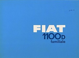 Fiat 1000D Familiale - Verkaufsprospekt (1964, franz.) Fiat 1000D Familiale - Verkaufsprospekt (1964, franz.)