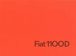 Fiat 1100 D (1963) - Verkaufsprospekt Fiat 1100 D (1963) - Verkaufsprospekt