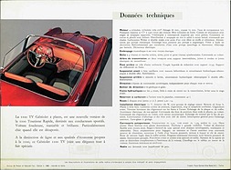 Fiat 1100 TV Trasformabile 2 Posti - Verkaufsprospekt (1956, franz.) - Seite 2 Fiat 1100 TV Trasformabile 2 Posti - Verkaufsprospekt (1956, franz.) - Seite 2