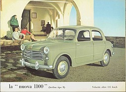 Fiat 1100 - Verkaufsprospekt (1956, ital.) - Seite 3 Fiat 1100 - Verkaufsprospekt (1956, ital.) - Seite 3
