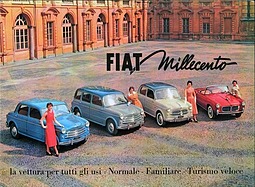 Fiat 1100 - Verkaufsprospekt (1956, ital.) Fiat 1100 - Verkaufsprospekt (1956, ital.)