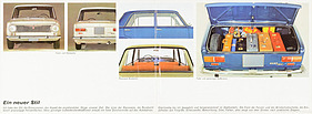 Fiat 124 – Verkaufsprospekt (1966) – Seite 4 und 5 Fiat 124 – Verkaufsprospekt (1966) – Seite 4 und 5