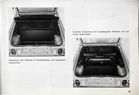 Fiat 128 3P Berlinetta - Bedienungsanleitung (1977, deutsch, Auszug) - Seite 13 Fiat 128 3P Berlinetta - Bedienungsanleitung (1977, deutsch, Auszug) - Seite 13