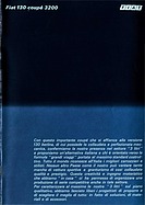 Fiat 130 Coupé - Verkaufsprospekt (1973, ital.) Fiat 130 Coupé - Verkaufsprospekt (1973, ital.)