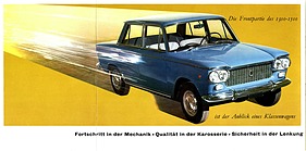 Fiat 1300 und 1500 - Verkaufsprospekt (1961) - Seiten 2 und 3 Fiat 1300 und 1500 - Verkaufsprospekt (1961) - Seiten 2 und 3