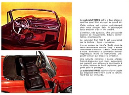 Fiat 1600 S Cabriolet - Verkaufsprospekt (1963, franz) - Seite 4 Fiat 1600 S Cabriolet - Verkaufsprospekt (1963, franz) - Seite 4