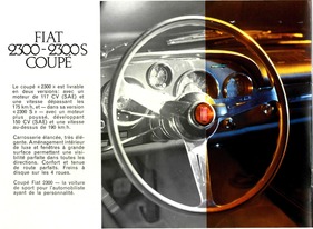 Fiat 2300 (S) Coupé - Verkaufsprospekt (1964, franz) - Seite 2 Fiat 2300 (S) Coupé - Verkaufsprospekt (1964, franz) - Seite 2