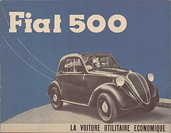 Fiat 500 - Verkaufsprospekt (1947, franz.) Fiat 500 - Verkaufsprospekt (1947, franz.)