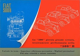 Fiat 500B - Verkaufsprospekt (1948, ital.) Fiat 500B - Verkaufsprospekt (1948, ital.)