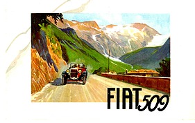 Fiat 509 - Faltprospekt (1931, franz.) Fiat 509 - Faltprospekt (1931, franz.)