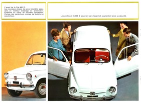 Fiat 600 D - Verkaufsprospekt (1966, franz.) - Seite 4 Fiat 600 D - Verkaufsprospekt (1966, franz.) - Seite 4
