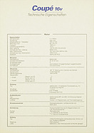 Fiat Coupé 2.0 16V - technische Eigenschaften (1993) Fiat Coupé 2.0 16V - technische Eigenschaften (1993)