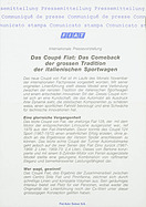 Fiat Coupé - Presseankündigung (1993) Fiat Coupé - Presseankündigung (1993)
