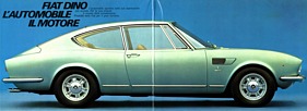 Fiat Dino Coupé - Verkaufsprospekt (1968, ital.) - Seiten 2 und 3 Fiat Dino Coupé - Verkaufsprospekt (1968, ital.) - Seiten 2 und 3