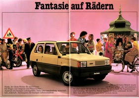 Fiat Panda 45 - Prospekt 1981 - Seiten 2 und 3 Fiat Panda 45 - Prospekt 1981 - Seiten 2 und 3