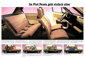 Fiat Panda 45 - Prospekt 1981 - Seiten 4 und 5 Fiat Panda 45 - Prospekt 1981 - Seiten 4 und 5