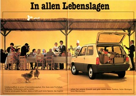 Fiat Panda 45 - Prospekt 1981 - Seiten 6 und 7 Fiat Panda 45 - Prospekt 1981 - Seiten 6 und 7