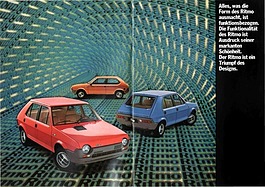 Fiat Ritmo - Verkaufsprospekt (1980) - Seiten 2 und 3 Fiat Ritmo - Verkaufsprospekt (1980) - Seiten 2 und 3