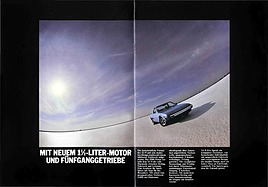 Fiat X 1/9 Five Speed - Verkaufsprospekt (1979) - Seiten 2 und 3 Fiat X 1/9 Five Speed - Verkaufsprospekt (1979) - Seiten 2 und 3