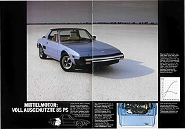 Fiat X 1/9 Five Speed - Verkaufsprospekt (1979) - Seiten 4 und 5 Fiat X 1/9 Five Speed - Verkaufsprospekt (1979) - Seiten 4 und 5