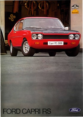 Ford Capri RS 2600 - Prospekt (1971) Ford Capri RS 2600 - Prospekt (1971)