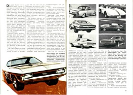 Ford Capri - vom Reissbrett auf die Strasse - Hobby 3/1973 - Seiten 64 und 65 Ford Capri - vom Reissbrett auf die Strasse - Hobby 3/1973 - Seiten 64 und 65