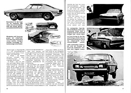 Ford Capri - vom Reissbrett auf die Strasse - Hobby 3/1973 - Seiten 66 und 67 Ford Capri - vom Reissbrett auf die Strasse - Hobby 3/1973 - Seiten 66 und 67
