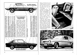 Ford Capri - vom Reissbrett auf die Strasse - Hobby 3/1973 - Seiten 68 und 69 Ford Capri - vom Reissbrett auf die Strasse - Hobby 3/1973 - Seiten 68 und 69