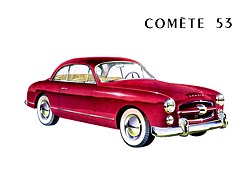 Ford Comète - Faltprospekt (1953, franz.) Ford Comète - Faltprospekt (1953, franz.)