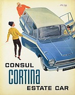 Ford Consul Cortina Estate Car (1963) - Verkaufsprospekt (engl.) Ford Consul Cortina Estate Car (1963) - Verkaufsprospekt (engl.)
