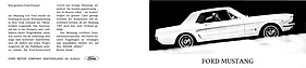 Ford Mustang - Faltblatt (1964) Ford Mustang - Faltblatt (1964)