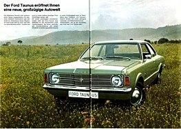 Ford Taunus - Verkaufsprospekt (1971) - Seiten 2 und 3 Ford Taunus - Verkaufsprospekt (1971) - Seiten 2 und 3