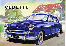 Ford Vedette Modell 1954 - Verkaufsprospekt (1953, franz.) Ford Vedette Modell 1954 - Verkaufsprospekt (1953, franz.)