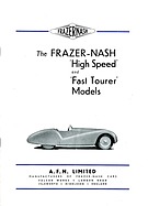 Frazer-Nash High Speed (1950) - Prospekt, farbig, englisch