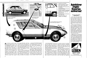 Frühgeburt - Autonova GT - Hobby 15/1974 - Seiten 40 und 41 Frühgeburt - Autonova GT - Hobby 15/1974 - Seiten 40 und 41