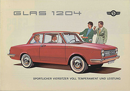Glas 1204 - Verkaufsprospekt (1964) Glas 1204 - Verkaufsprospekt (1964)