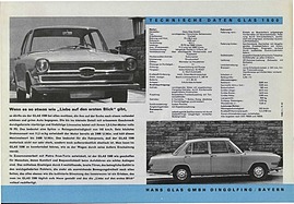 Glas 1500 (1964) - Verkaufsprospekt - Seite 2 Glas 1500 (1964) - Verkaufsprospekt - Seite 2