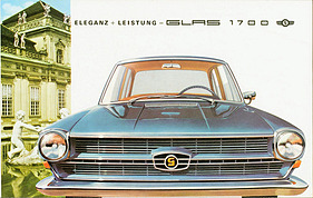 Glas 1700 - Verkaufsliteratur (1967) Glas 1700 - Verkaufsliteratur (1967)