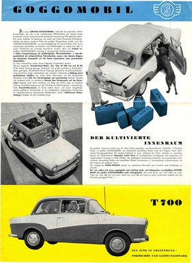 Goggomobil T700 - Faltprospekt (1959) Goggomobil T700 - Faltprospekt (1959)