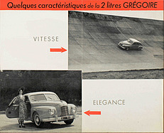 Grégoire 2 Litres - Verkaufsprospekt (1948, franz.) Grégoire 2 Litres - Verkaufsprospekt (1948, franz.)