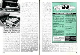 Hans Stuck testet den Italiener aus Bayern - BMW 3200 CS - Hobby 22/1962 - Seiten 36 und 37 Hans Stuck testet den Italiener aus Bayern - BMW 3200 CS - Hobby 22/1962 - Seiten 36 und 37