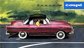 Hansa 1100 Coupé - Verkaufsprospekt (1959) Hansa 1100 Coupé - Verkaufsprospekt (1959)