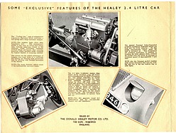 Healey 2,4 Litre - Vorserien-Prospekt (1946, engl.) - Seite 4 Healey 2,4 Litre - Vorserien-Prospekt (1946, engl.) - Seite 4