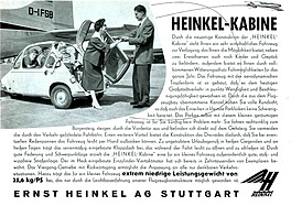 Heinkel-Kabine - Verkaufsprospekt (1956) Heinkel-Kabine - Verkaufsprospekt (1956)