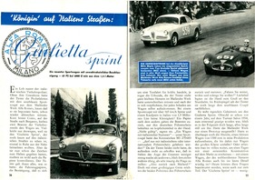 Hobby 7 1955 - Alfa Giulietta Sprint - Seiten 76 und 77 Hobby 7 1955 - Alfa Giulietta Sprint - Seiten 76 und 77