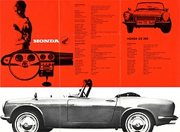 Honda AS 285 - Faltprospekt (1964, engl., franz., deutsch) - Seite 2 Honda AS 285 - Faltprospekt (1964, engl., franz., deutsch) - Seite 2