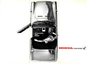 Honda S 500 und S 600 - Prospekt 1964 (D,E,F) Honda S 500 und S 600 - Prospekt 1964 (D,E,F)